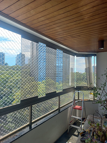 Proteção para janelas de apartamentos