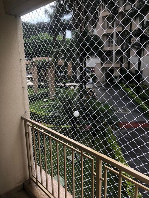 Rede de proteção para janela de apartamento Rede de proteção para janela de apartamento